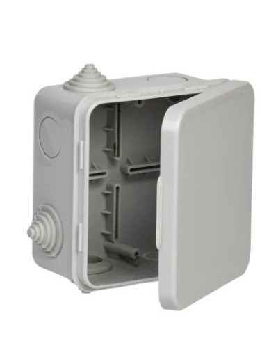 Коробка КМ 100х100х50 GENERICA (UKO31-100-100-050-K03-54G). Коробка распаячная для открытой проводки. GENERICA в Твери
