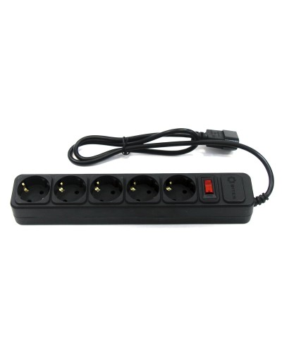SP5B-110U. Сетевой фильтр 5 розеток, 1м, черный. 5bites в Твери