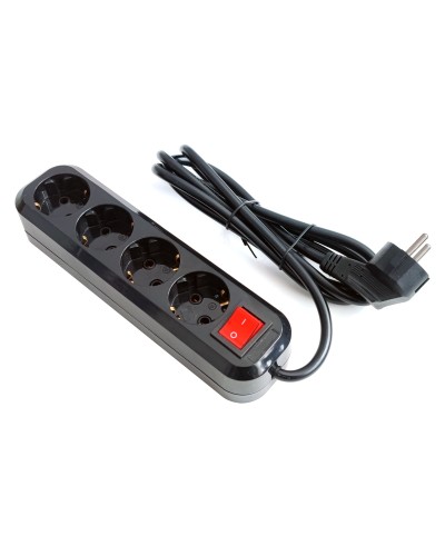SP4B-318. Сетевой фильтр 4 розетки, 1,8м черный. 5bites в Твери