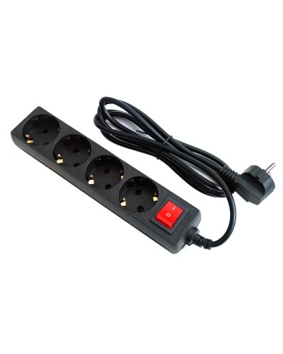 SP4B-230. Сетевой фильтр 4 розетки, 3м черный. 5bites в Твери