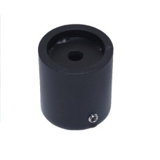 ASP-D32.S (черный металл). Патрубок ограждения к стене. ASP