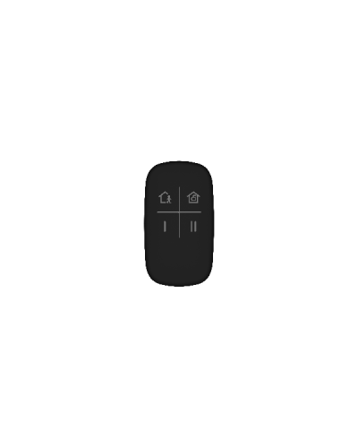 DS-PKF1-WE (цв. черный). Брелок 4-х кнопочный с обратной связью. AX PRO Hikvision в Твери