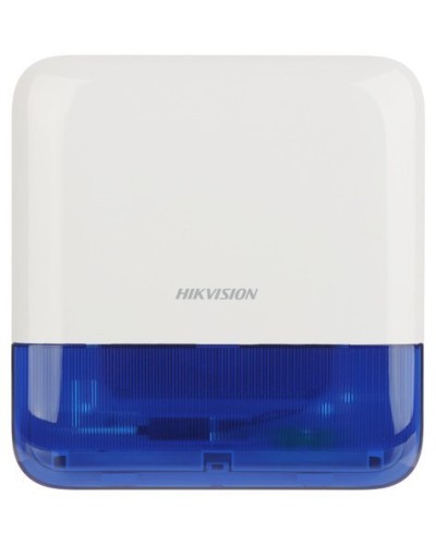 DS-PS1-E-WE Blue Indicator. Оповещатель свето-звуковой радиоканальный уличный. AX PRO Hikvision в Твери