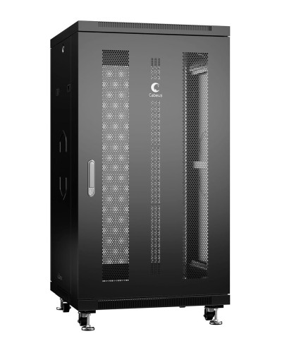 ND-05C-22U60/80-BK (8563c). Шкаф телекоммуникационный 19 напольный 22U. CABEUS в Твери