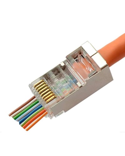8P8C-SH-FC (100 шт) (10796c). Разъем RJ-45. CABEUS в Твери