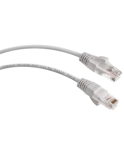 PC-UTP-RJ45-Cat.5e-20m-LSZH (9593c), серый. Патч-корд медный. CABEUS в Твери