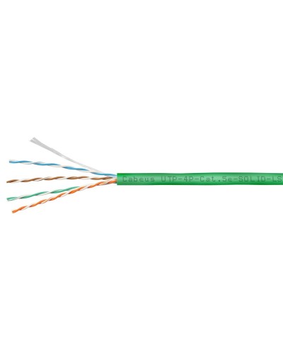 UTP-4P-Cat.5e-SOLID-LSZH-GN (9779c). Кабель «витая пара» (LAN) для структурированных систем связи. CABEUS в Твери
