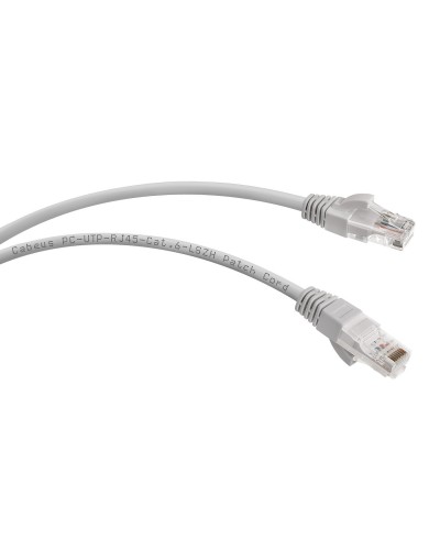 PC-UTP-RJ45-Cat.6-15m-LSZH (9595c), серый. Патч-корд медный. CABEUS в Твери