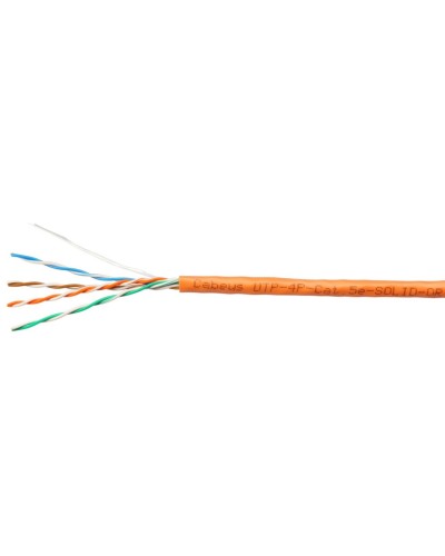 UTP-4P-Cat.5e-SOLID-OR-100 (7253c-5). Кабель «витая пара» (LAN) для структурированных систем связи. CABEUS в Твери