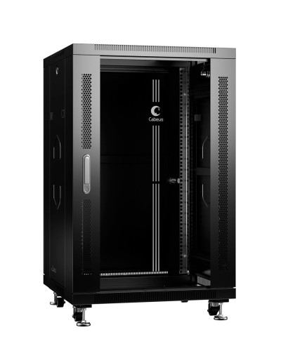 SH-05C-18U60/80-BK (8571c). Шкаф телекоммуникационный 19 напольный 18U. CABEUS в Твери