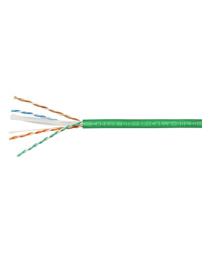 UTP-4P-Cat.6-SOLID-LSLTx-GN (11139c). Кабель «витая пара» (LAN) для структурированных систем связи. CABEUS в Твери