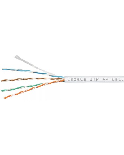 UTP-4P-Cat.5e-SOLID-LSZH-GY (9776c). Кабель «витая пара» (LAN) для структурированных систем связи. CABEUS в Твери