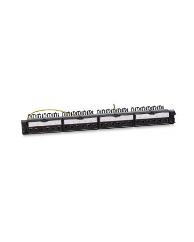 PL-24-KJ-RJ45-Cat.6a-SH-180T (11834c): Патч-панель 19" (1U), 24 порта RJ-45, категория 6a, полностью экранированная в Твери