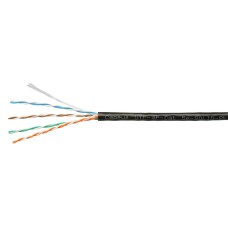UTP-4P-Cat.5e-SOLID-BK (7252c). Кабель «витая пара» (LAN) для структурированных систем связи. CABEUS