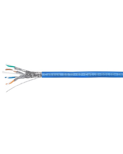 SSTP-4P-Cat.8-SOLID-IN-LSZH-BL-100 (7750c-1). Кабель «витая пара» (LAN) для структурированных систем связи. CABEUS в Твери