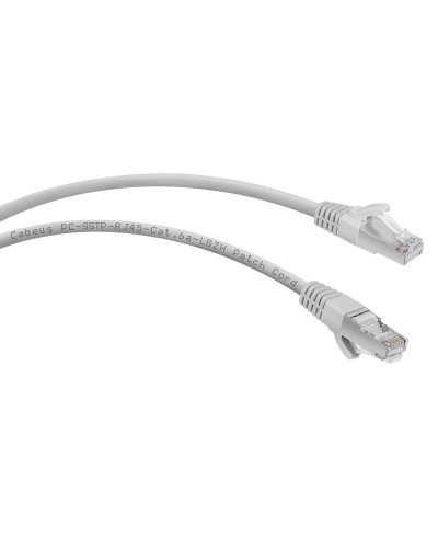 PC-SSTP-RJ45-Cat.6a-10m-LSZH (7906c), серый. Патч-корд медный. CABEUS в Твери