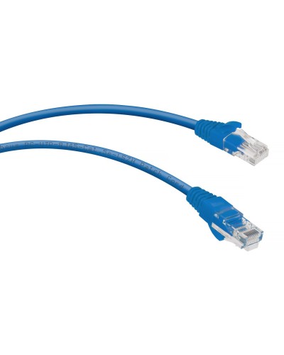 PC-UTP-RJ45-Cat.5e-0.3m-BL-LSZH (9527c), синий. Патч-корд медный. CABEUS в Твери