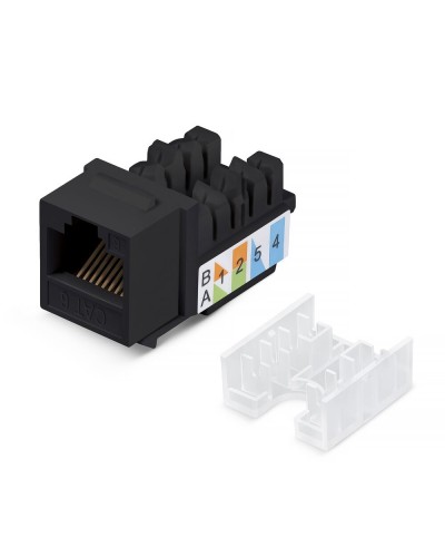 KJ-RJ45-Cat.6-90-SW-BK (10102c). Вставка Keystone Jack RJ-48. CABEUS в Твери
