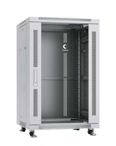 SH-05C-18U60/60 (7043c). Шкаф телекоммуникационный 19 напольный 18U. CABEUS в Твери
