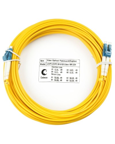 FOP(d)-9-LC-LC-1,5m (7514c). Патч-корд оптический. CABEUS в Твери