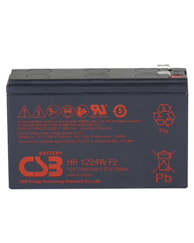 CSB HR 1224W F2 F1. Аккумулятор герметичный свинцово-кислотный. CSB в Твери