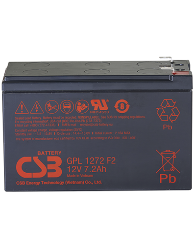 CSB GPL 1272 F2 FR. Аккумулятор герметичный свинцово-кислотный. CSB в Твери