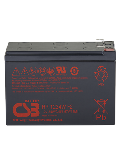 CSB HR 1234W. Аккумулятор герметичный свинцово-кислотный. CSB в Твери