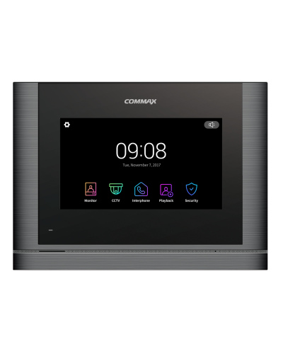 CDV-704MF/VZ (темное серебро) Black Smog. Монитор видеодомофона цветной. Commax в Твери