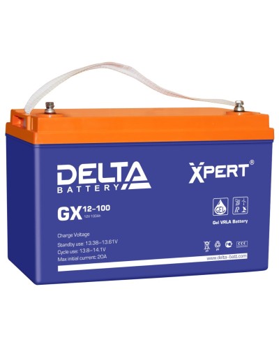 Delta GX 12-100. Аккумулятор герметичный свинцово-кислотный. Delta в Твери