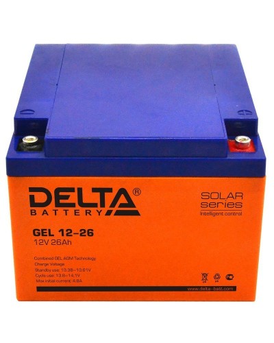 Delta GEL 12-26. Аккумулятор герметичный свинцово-кислотный. Delta в Твери