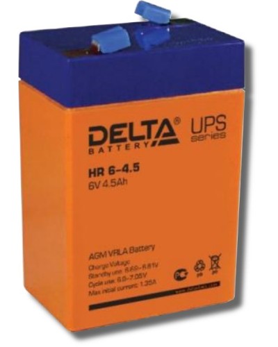 Delta HR 6-4.5. Аккумулятор герметичный свинцово-кислотный. Delta в Твери