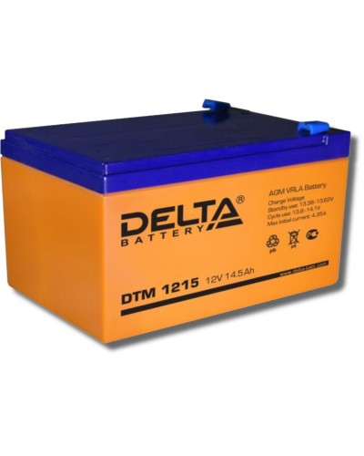 Delta DTM 1215. Аккумулятор герметичный свинцово-кислотный. Delta в Твери