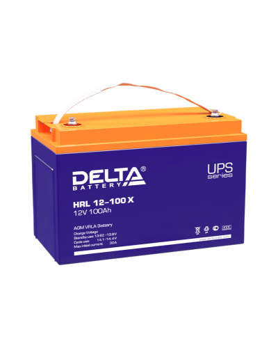 Delta HRL 12-100 X. Аккумулятор герметичный свинцово-кислотный. Delta в Твери