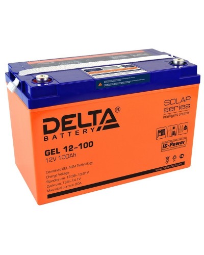 Delta GEL 12-100. Аккумулятор герметичный свинцово-кислотный. Delta в Твери