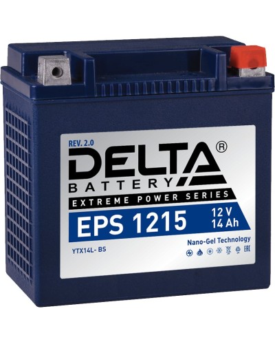 Delta EPS 1215. Аккумулятор герметичный свинцово-кислотный стартерный. Delta в Твери
