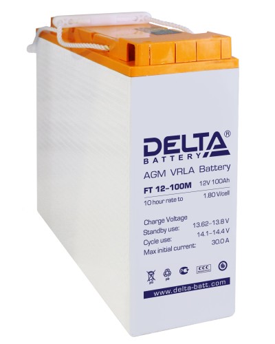 Delta FT 12-100 M. Аккумулятор герметичный свинцово-кислотный. Delta в Твери