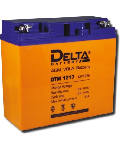 Delta DTM 1217. Аккумулятор герметичный свинцово-кислотный. Delta в Твери