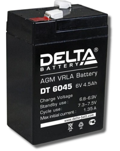 Delta DT 6045. Аккумулятор герметичный свинцово-кислотный. Delta в Твери