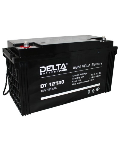 Delta DT 12120. Аккумулятор герметичный свинцово-кислотный. Delta в Твери