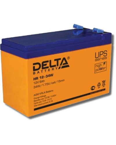 Delta HR 12-34 W. Аккумулятор герметичный свинцово-кислотный. Delta в Твери