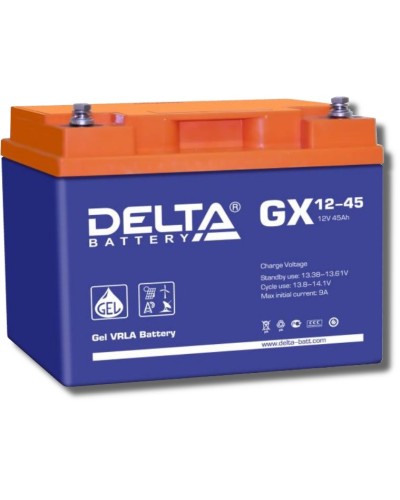 Delta GX 12-45. Аккумулятор герметичный свинцово-кислотный. Delta в Твери