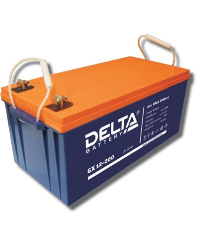 Delta GX 12-200. Аккумулятор герметичный свинцово-кислотный. Delta в Твери