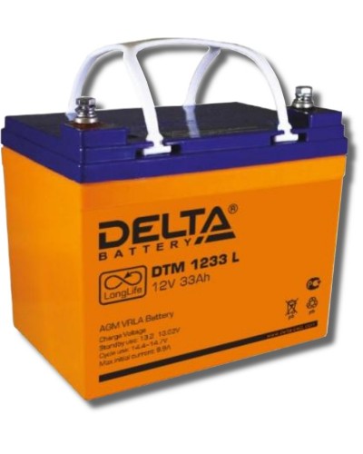 Delta DTM 1233 L. Аккумулятор герметичный свинцово-кислотный. Delta в Твери