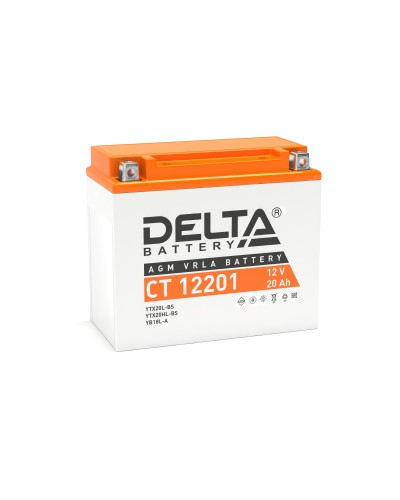 Delta CT 1220.1. Аккумулятор герметичный свинцово-кислотный стартерный. Delta в Твери