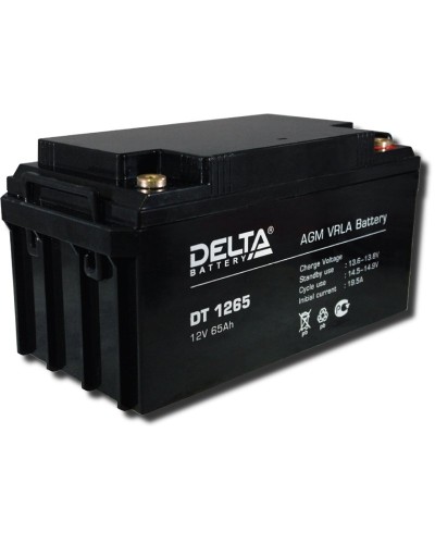 Delta DT 1265. Аккумулятор герметичный свинцово-кислотный. Delta в Твери