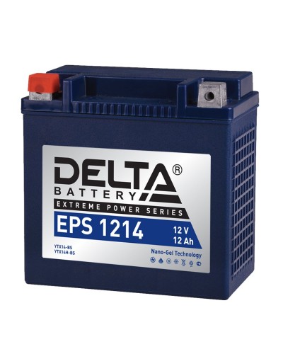 Delta EPS 1214. Аккумулятор герметичный свинцово-кислотный стартерный. Delta в Твери