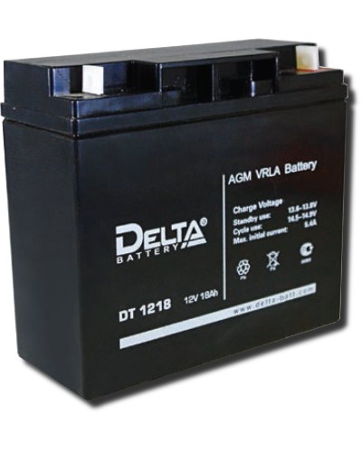 Delta DT 1218. Аккумулятор герметичный свинцово-кислотный. Delta в Твери
