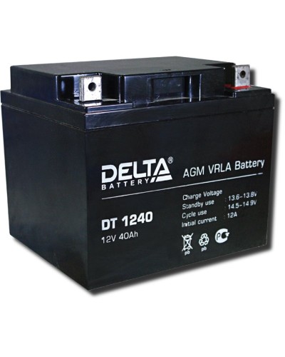 Delta DT 1240. Аккумулятор герметичный свинцово-кислотный. Delta в Твери