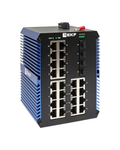 TSX-U-4GX/SFP-24GTP. Промышленный неуправляемый коммутатор. EKF в Твери