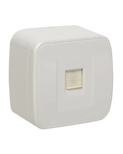 Минск Розетка RJ-45 1-местная ОП 1А (EGK01-035-10). Розетка RJ-45 1-местная ОП 1А. EKF в Твери
